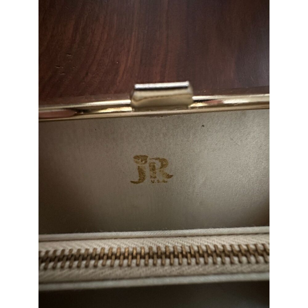 Julius Resnick Mid-Century Prom Wedding Pearl Beaded Clutch - Picture 6 of 6